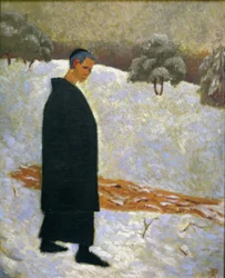 Retrato de Jan Verkade (1868-1946) en Beuron